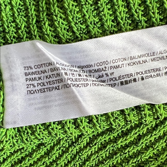 NWOT MANGO Women's Slit Knitted Skirt in Green in Size S - Picture 11 of 16